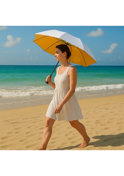 Spf 100+ Uv Korumalı Sahra (Güneş / Yağmur) Şemsiye indirimleri