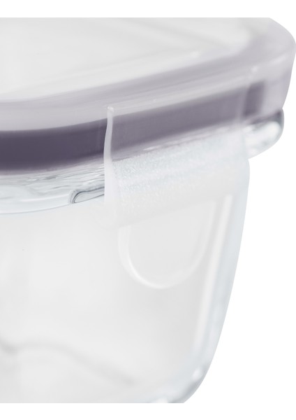 Marle 3'lü Kare Mini Saklama Kabı - 150ML