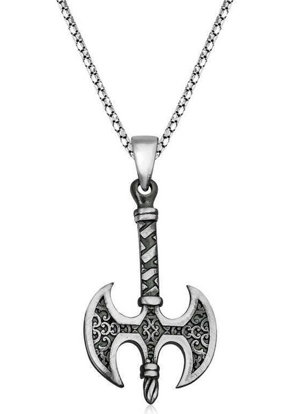 Gümüş Balta Kolye