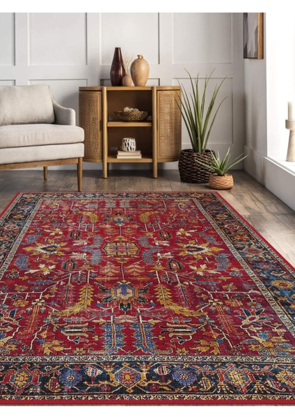 Vitage Etnik Desen Eskitme Model Dokuma Taban Kilim fiyatları