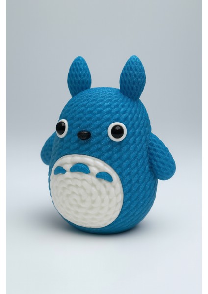 Totoro 10CM 3D Print Örgü Desenli Figür - Japon Anime Tarzı modelleri