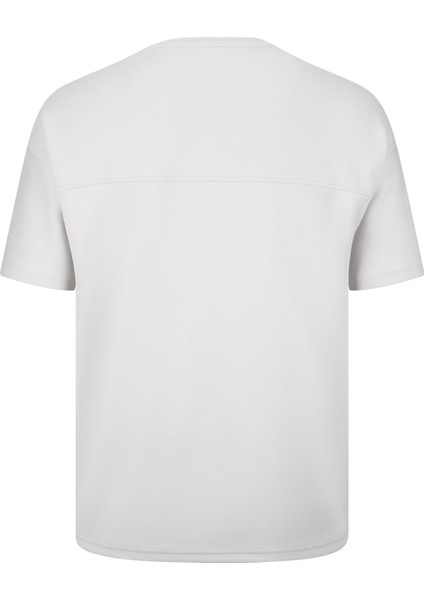 Gri Regular Fit Bisiklet Yaka Oversize Tişört fiyatları
