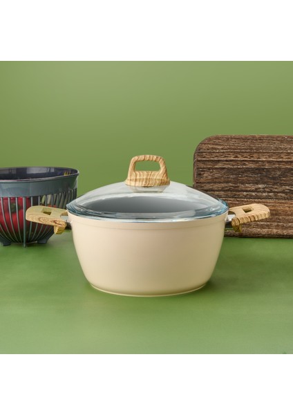 Seradur Seramik Derin Tencere 24 cm