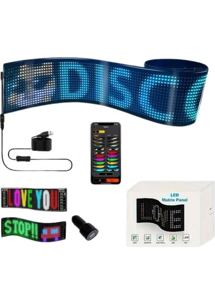 Matrix LED 16X192 Dijital Ekran Kumandalı LED Ekran Yazı modelleri