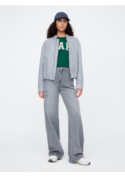 Kadın Koyu Yeşil Gap Logo T-Shirt fırsatları