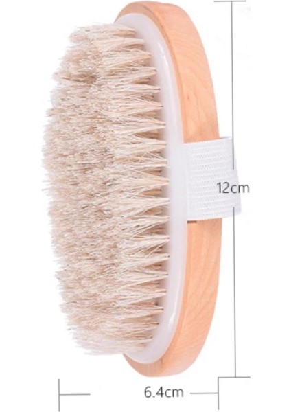 Parlak ve Pürüzsüz Görünüm Sağlayan %100 Doğal At Kılı Selülit Fırçası (Oval) modelleri