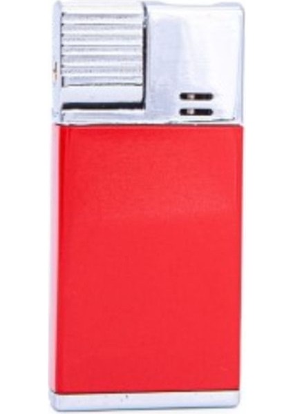 Kırmızı Metal Puro Çakmağı – Kişiye Özel Tasarım PCM0708