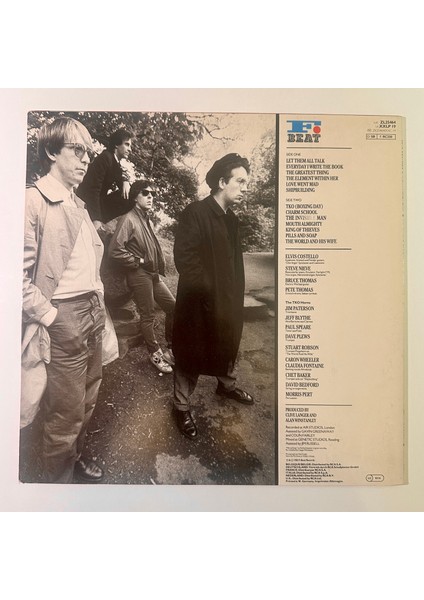 Elvis Costello And The Attractions – Punch The Clock - Dönem Baskı Plak fiyatları