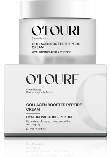 Collagen Booster Peptide Cream Yaşlanma Karşıtı Kolajen Artırıcı Peptit Hyaluronik Asit Yüz Kremi fiyatları