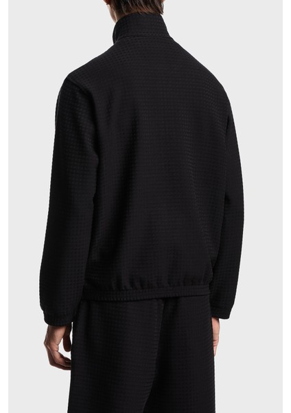 Jakarlı Pamuklu Regular Fit Dik Yaka Fermuarlı Sweat Erkek Sweat EM003444 AF13700 FC231 modelleri