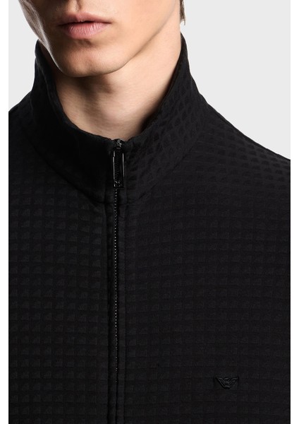 Jakarlı Pamuklu Regular Fit Dik Yaka Fermuarlı Sweat Erkek Sweat EM003444 AF13700 FC231 fırsatları