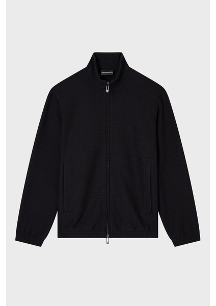 Jakarlı Pamuklu Regular Fit Dik Yaka Fermuarlı Sweat Erkek Sweat EM003444 AF13700 FC231 indirimleri