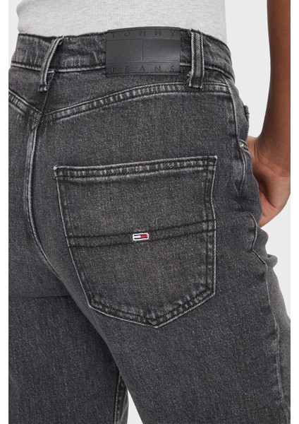 Pamuklu Straight Fit Yüksek Bel Düz Paça Jeans Bayan Kot Pantolon DW0DW20646 1bz indirimleri