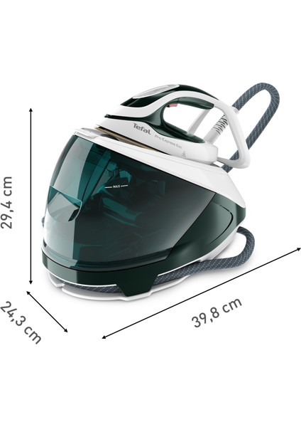 GV9E2 Pro Express Eco 140 gr Sürekli ve 560 gr Şok Buharlı 2200 Watt Buhar Kazanlı Ütü fırsatları