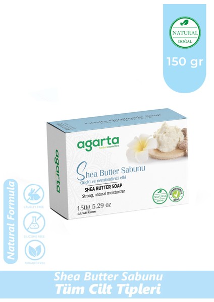 Doğal El Yapımı Shea Butter Sabunu 150 Gr