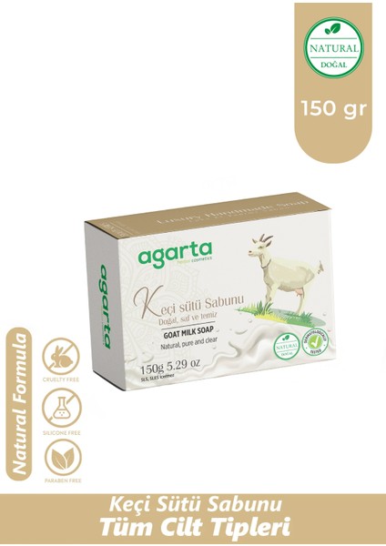 Doğal Keçi Sütü Sabunu 150 Gr