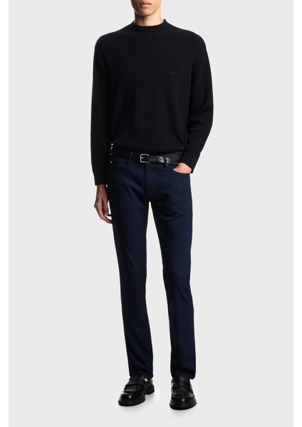 Puantiyeli Streç Pamuklu Slim Fit Düşük Bel Dar Paça Jeans Erkek Kot Pantolon EM000121 AF14124 FB021 fiyatları