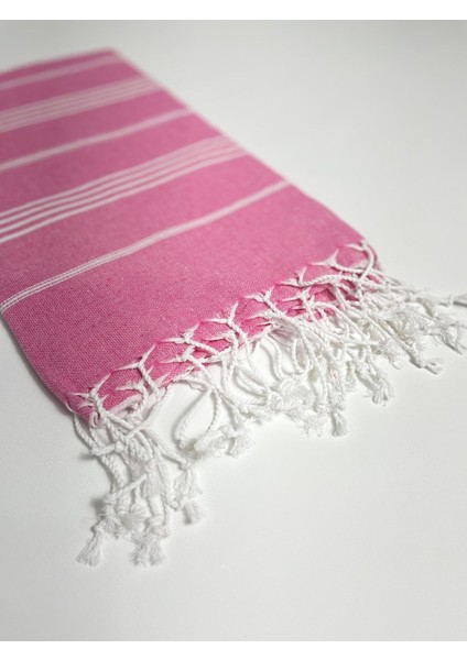 Pembe Çizgili %100 Pamuk Peştemal – Plaj, Hamam ve Spa Kullanımı Için modelleri