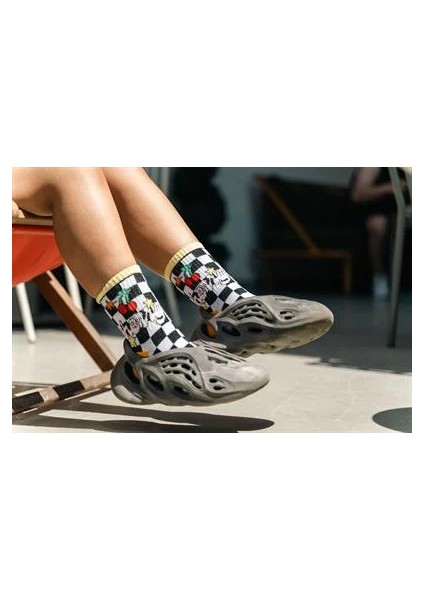 Chery Desenli Unisex Atletik Çorap fiyatları