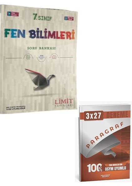 Limit 2026 7. Sınıf Fen Bilimleri Soru Bankası+Anla Kazan Paragraf