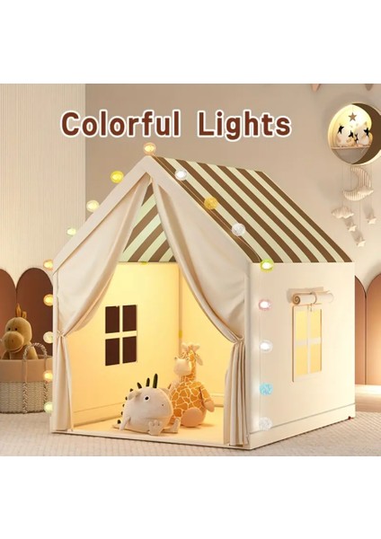 Premium Model Çocuklar Için Büyülü Oyun Evi (Kolay Kurulum )