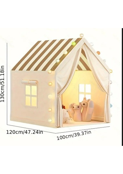 Premium Model Çocuklar Için Büyülü Oyun Evi (Kolay Kurulum )