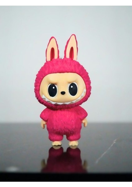 Labubu Sevimli Pembe Oyuncak Anahtarlık 13CM - Lisinya