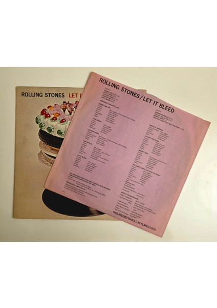 Rolling Stones - Let It Bleed - Dönem Baskı Plak modelleri