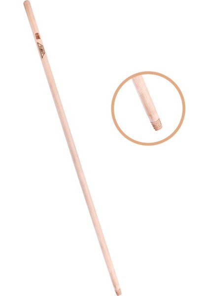 Vidalı Ağaç Sap 120 cm FT730, Çekpas Sopası Paspas Fırça Faraş Süpürge Mop Sapı (Standart Vidalı Uç) modelleri