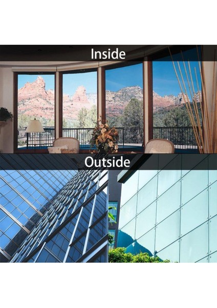 Aynalı Cam Filmi Oto Araç Ev Bina Balkon Ofis 76 cm x 1 Metre fırsatları