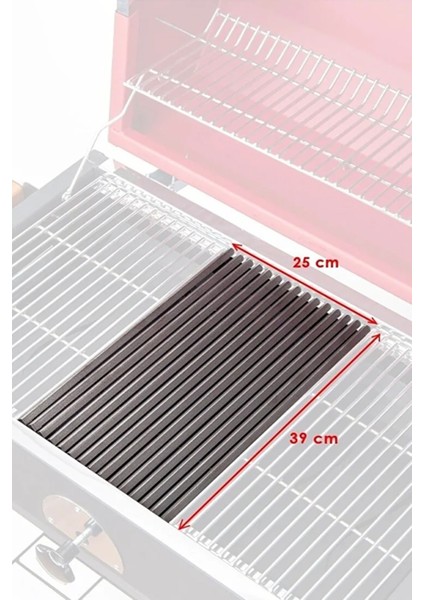 Döküm Mangal Gurme Izgarası – Mühürleme-Yapışmaz Yüzey