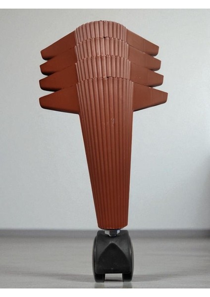 Tekerlekli Sehpa Masa Ayağı,akıllı Sehpa Ayağı, Sihirli Sehpa Ayağı Siyah 4 Adet 360 Derece 20 cm