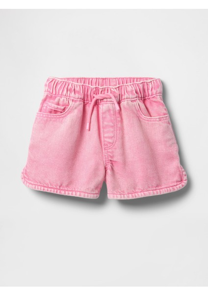 Kız Bebek Pembe Ultrasoft Denim Şort fırsatları