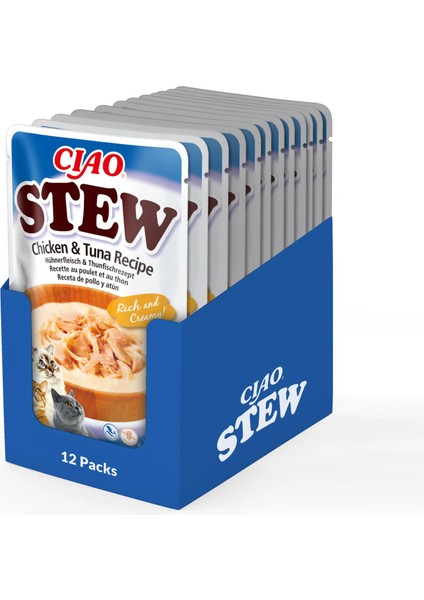 Chicken Stew Tavuk Güveç ve Ton Balıklı Pate 6*40 gr