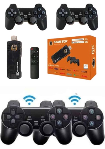 Game Box Android Tv 36500 Oyunlu Atari 5g 8k Hdr Ultra Hd 64 GB fırsatları