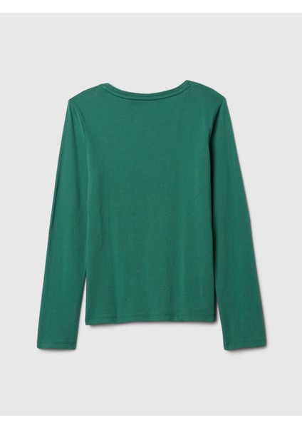 Kız Çocuk Yeşil Grafikli T-Shirt fiyatları