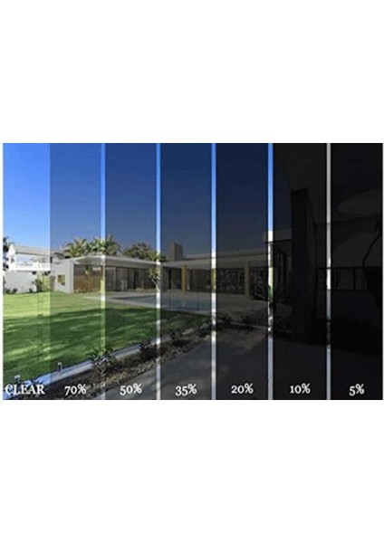 Oto Araç Ev Bina Balkon Ofis Cam Filmi Açık Ton 50 cm x 1 Metre fiyatları
