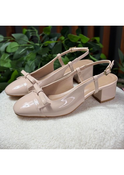 Rugan Fiyonklu Topuklu Babet M1053 modelleri