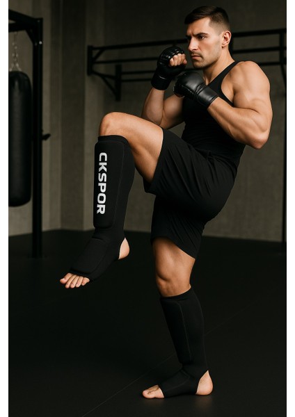 Ckspor Kaval Koruyucu Kick Boks Muay Thai Kaval Koruyucu Boks Tekmelik Ayak Koruyucu