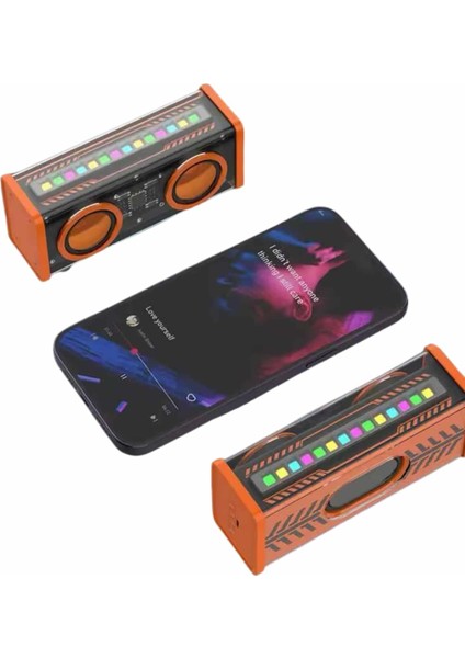 Rgb Işıklı Hoparlör Taşınabilir Hoparlör Kablosuz Bluetooth 5.0 Bağlantı indirimleri