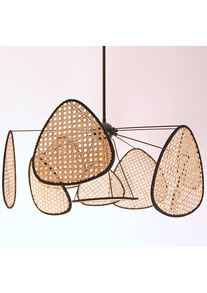 Mylamp Bulut Doğal Hazeran Avize 75 cm - 9+1 modelleri