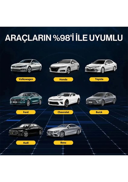 AYDOGANTICARET44 Kablosuz Carplay & Android Auto Adaptörü - Apple ve Android Cihazlar Için Evrensel Wireless Carplay Çevirici