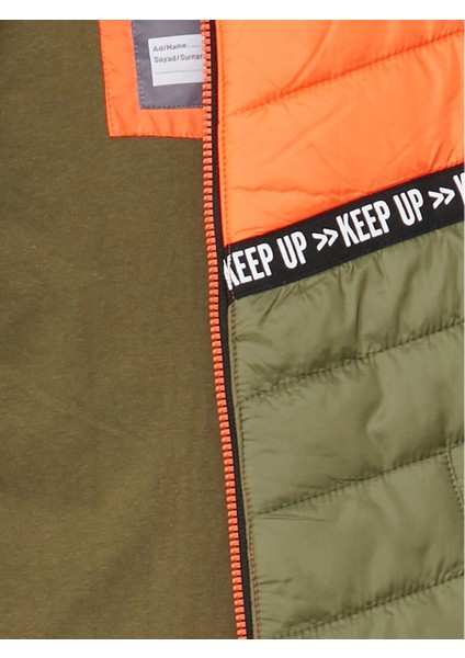 Lcw Kids Yeşil Kapüşonlu Renk Bloklu Erkek Çocuk Şişme Yelek fiyatları