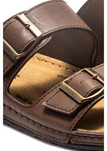 Olive Erkek Terlik Kahverengi 40/45 fiyatları