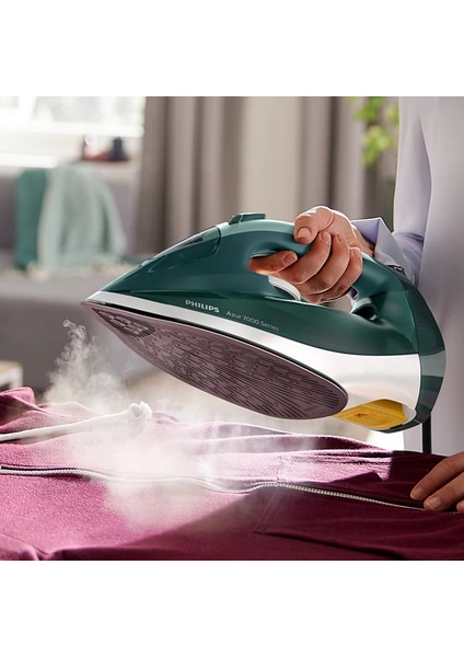 7000 Serisi Azur (Şok Buharlı) Opal Yeşili / Mint Yeşili Buharlı Ütü