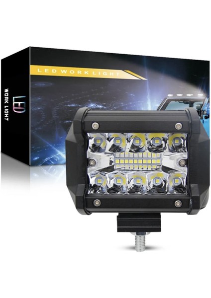 20 LED Çalışma Lambası 60 W Ultra Parlak Off Road Motosiklet Kamyon Sis Farı 12-24 V