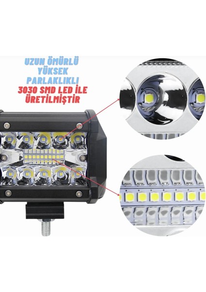 20 LED Çalışma Lambası 60 W Ultra Parlak Off Road Motosiklet Kamyon Sis Farı 12-24 V modelleri