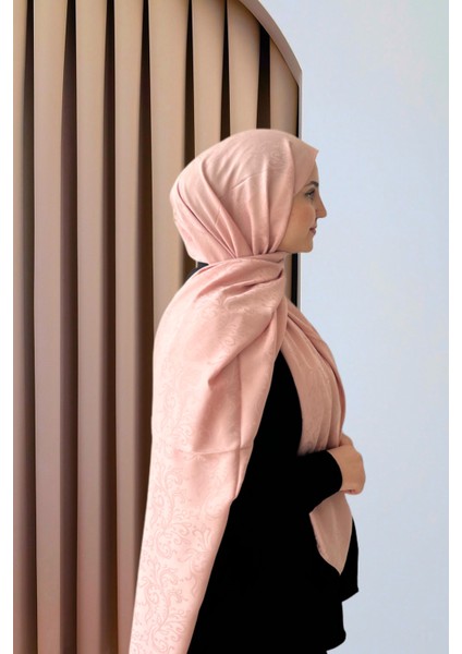 Çiçek Desen Jakar Şal - Sarqa Scarft