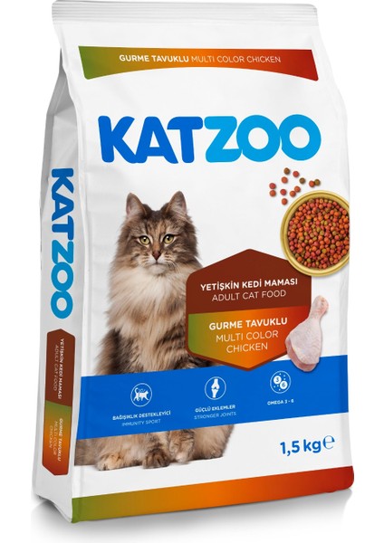 Tavuklu Gurme Yetişkin Kedi Maması