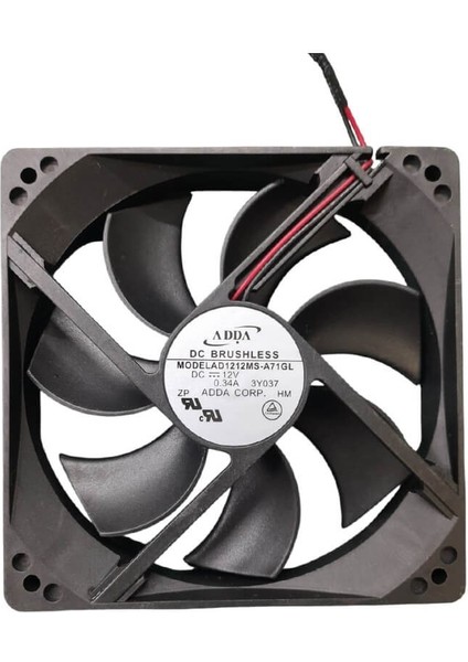 12CM Kasa Fanı - 12V 4 Pin Molex Soketli 120X120MM Kasa Fanı